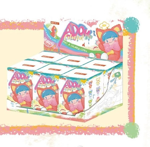 Cat Bunny Child ADou | Travelling Colourful Lift Series - Collectable Toys Mystery Blind Box