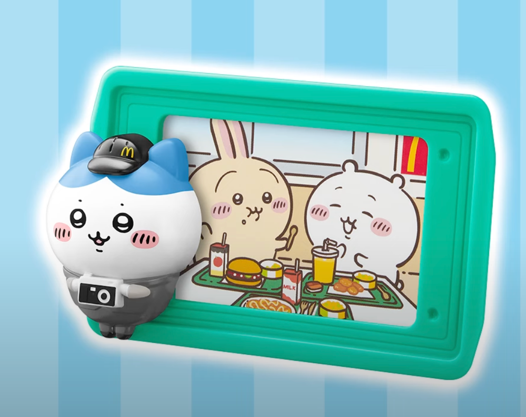 ChiiKawa X Japan Fast Food Restaurant | ChiiKawa Hachiware Usagi Momonga Cute Waiter Doll Toy Kawaii Items Room Decoration Doll