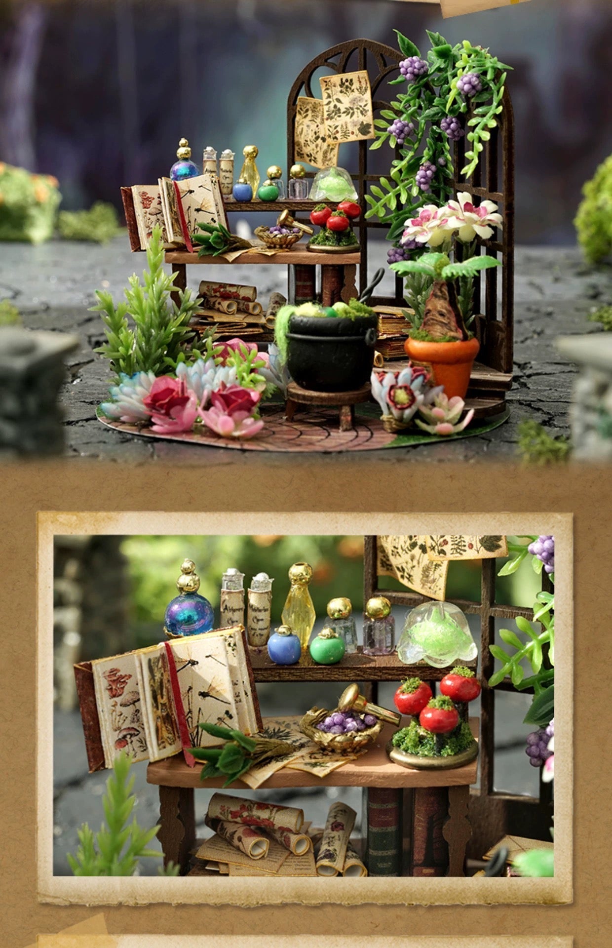 Craft Kits Dream Bottle Series | Magic World - DIY Handmade Mini World Miniature Gift Magic School