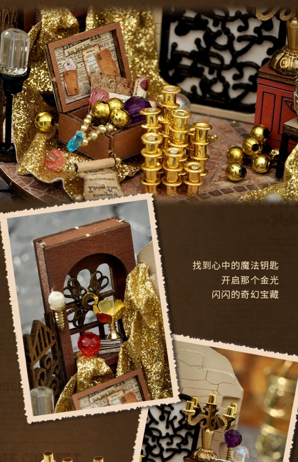 Craft Kits Dream Bottle Series | Magic World - DIY Handmade Mini World Miniature Gift Magic School