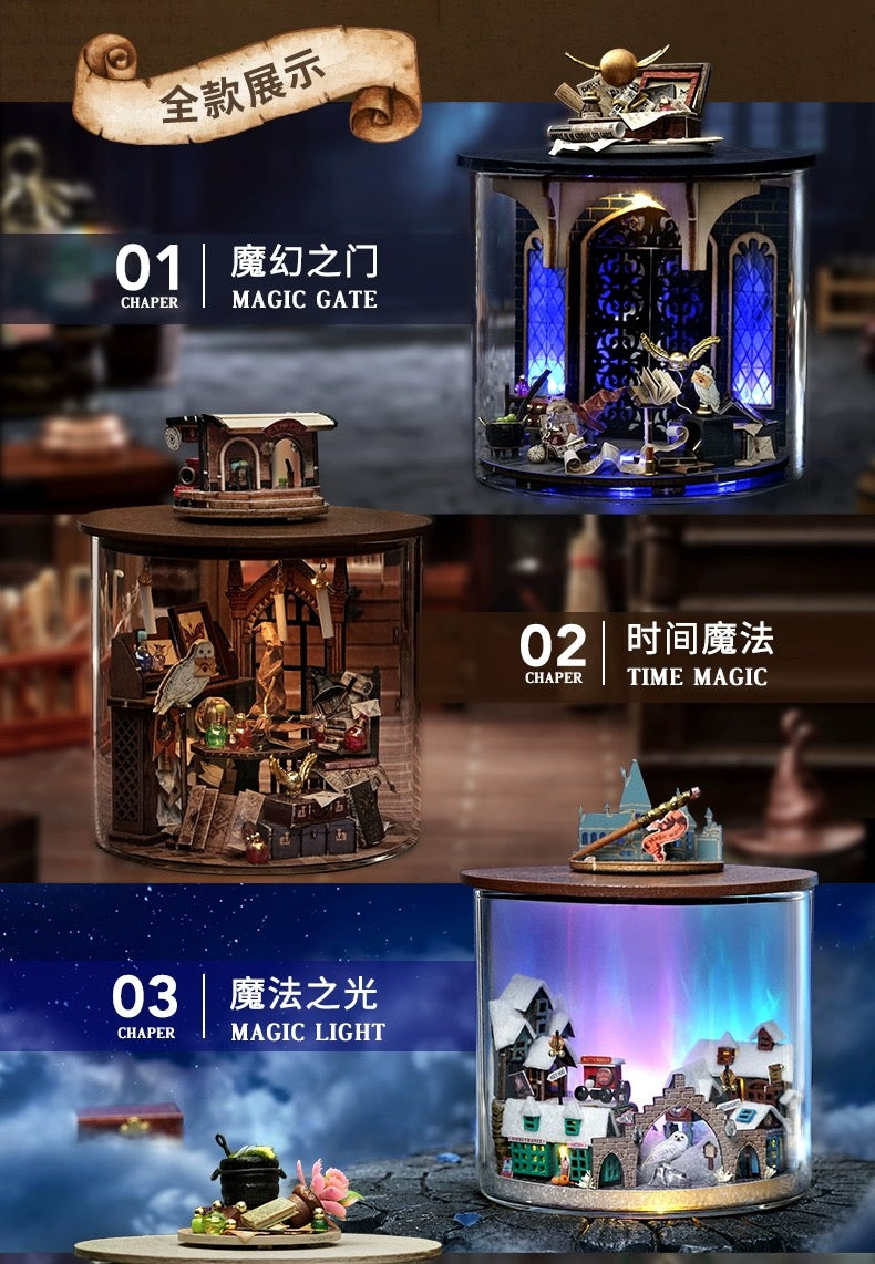 Craft Kits Dream Bottle Series | Magic World - DIY Handmade Mini World Miniature Gift Magic School