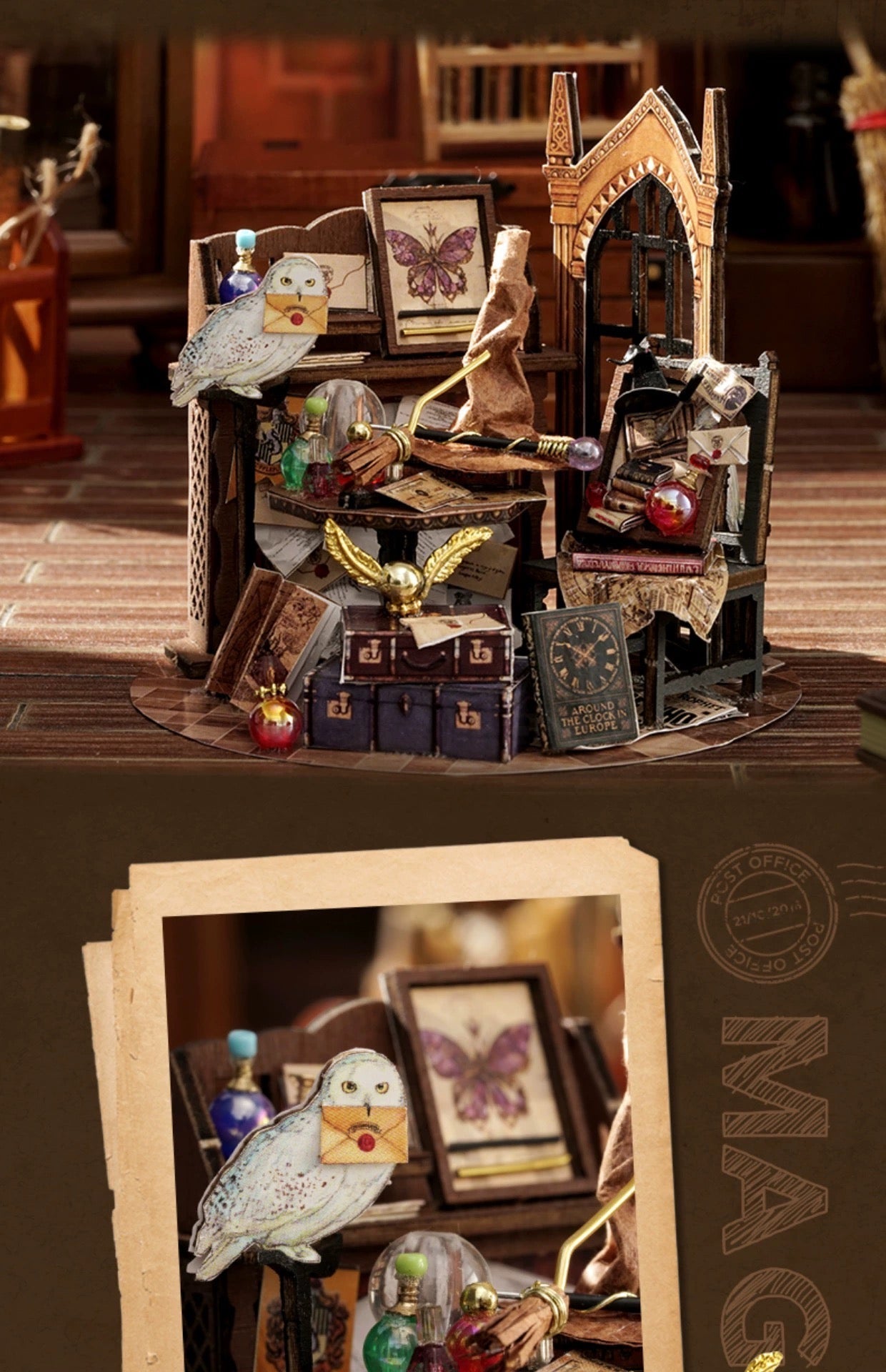 Craft Kits Dream Bottle Series | Magic World - DIY Handmade Mini World Miniature Gift Magic School