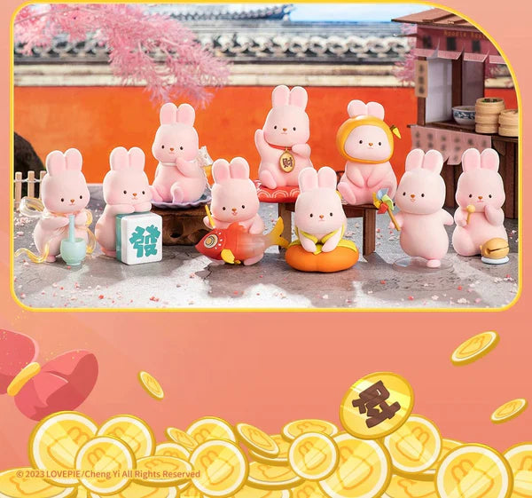 Blind Box Kawaii Lovely Characters Momo Bunny Wish -Toy Collection