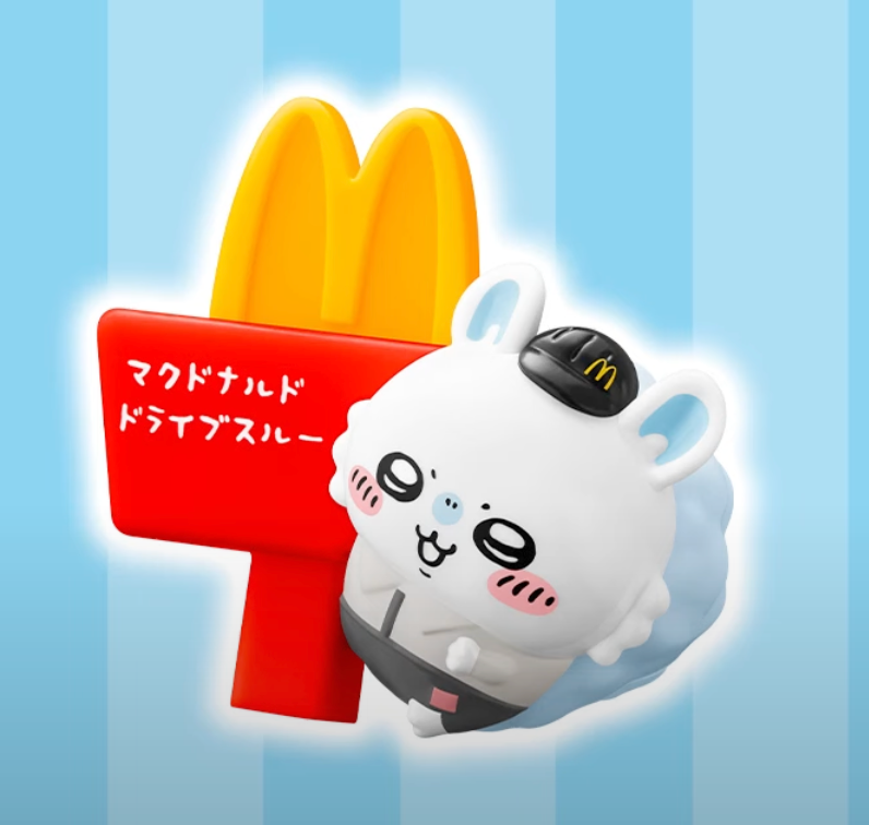 ChiiKawa X Japan Fast Food Restaurant | ChiiKawa Hachiware Usagi Momonga Cute Waiter Doll Toy Kawaii Items Room Decoration Doll